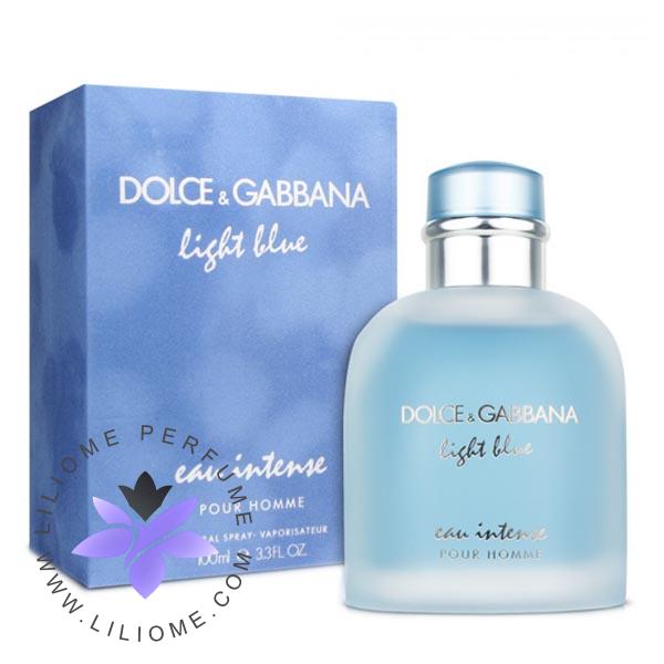 عطر ادکلن دلچه گابانا لایت بلو او اینتنس مردانه-Dolce Gabbana Light Blue Eau Intense Pour Homme
