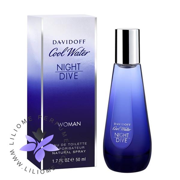 عطر ادکلن دیویدوف کول واتر نایت دایو زنانه-Davidoff Cool Water Night Dive Woman